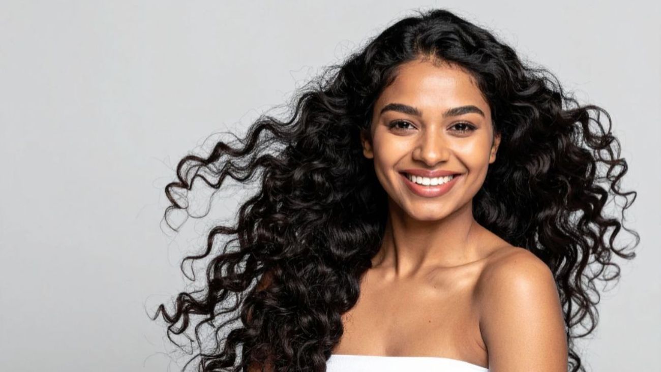 Ragazza con capelli belli e lunghi - 5 cibi che fanno crescere i capelli